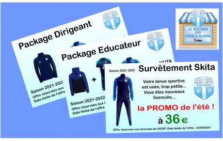 BOUTIQUE : LES PROMOS DE L'ETE