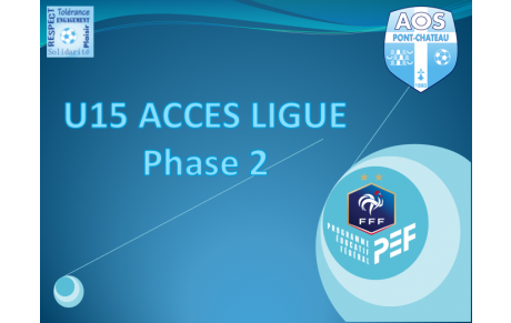 Phase 2 U15 ACCES LIGUE