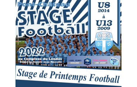 STAGE DE PRINTEMPS 2022