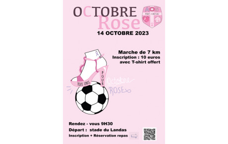 OCTOBRE ROSE : 14 OCTOBRE 2023