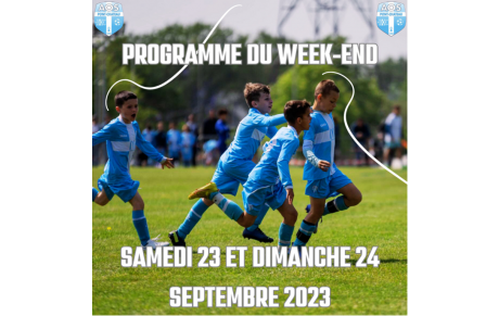 PROGRAMME DU WEEK-END 📆  