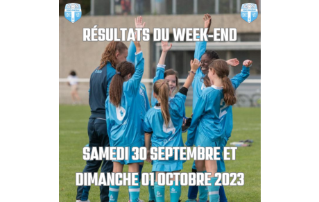 [ RESULTATS DU WEEK-END]  🔥 