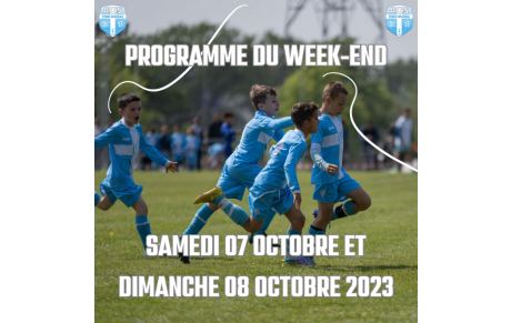 🆕 PROGRAMME DU WEEK-END 🆕  🔥