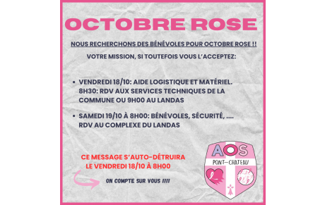 OCTOBRE ROSE 