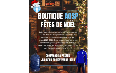 COMMANDE BOUTIQUE NOEL