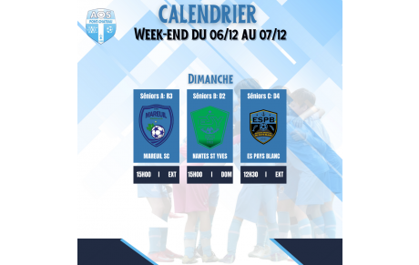 PROGRAMME DU WEEK-END