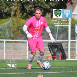 PROGRAMME MATCHS SÉNIORS M